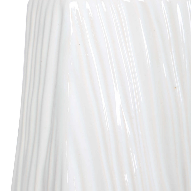 Uttermost 28383 One Light Table Lamp, Brushed Nickel