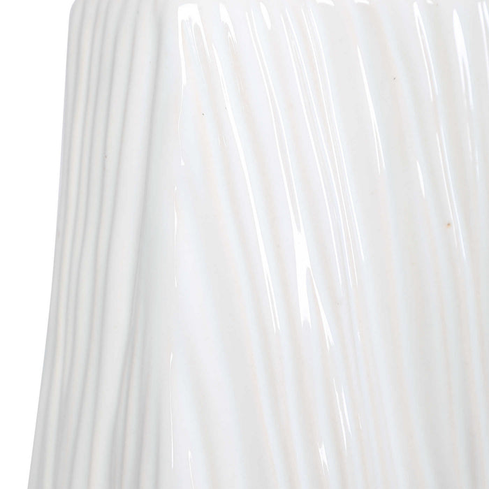 Uttermost 28383 One Light Table Lamp, Brushed Nickel