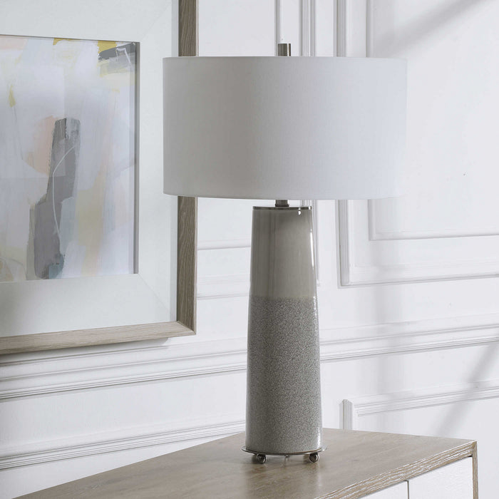 Uttermost 28436 One Light Table Lamp, Gunmetal