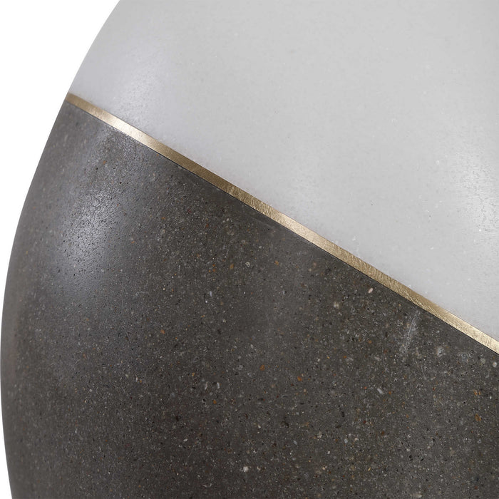 Uttermost 28465 One Light Table Lamp, Brushed Gold