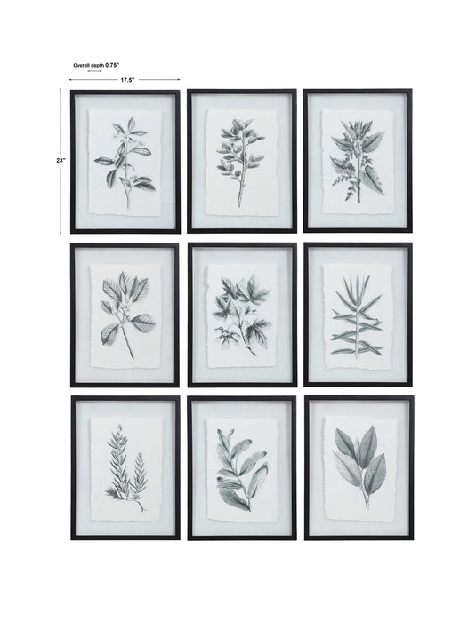 Uttermost 41617 Wall Art, Matte Black