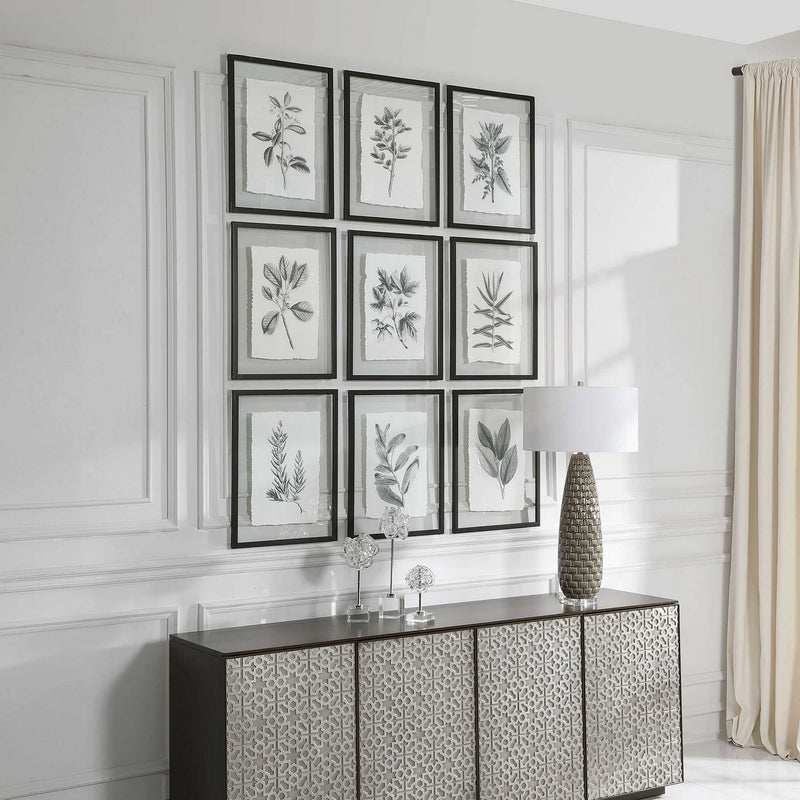 Uttermost 41617 Wall Art, Matte Black