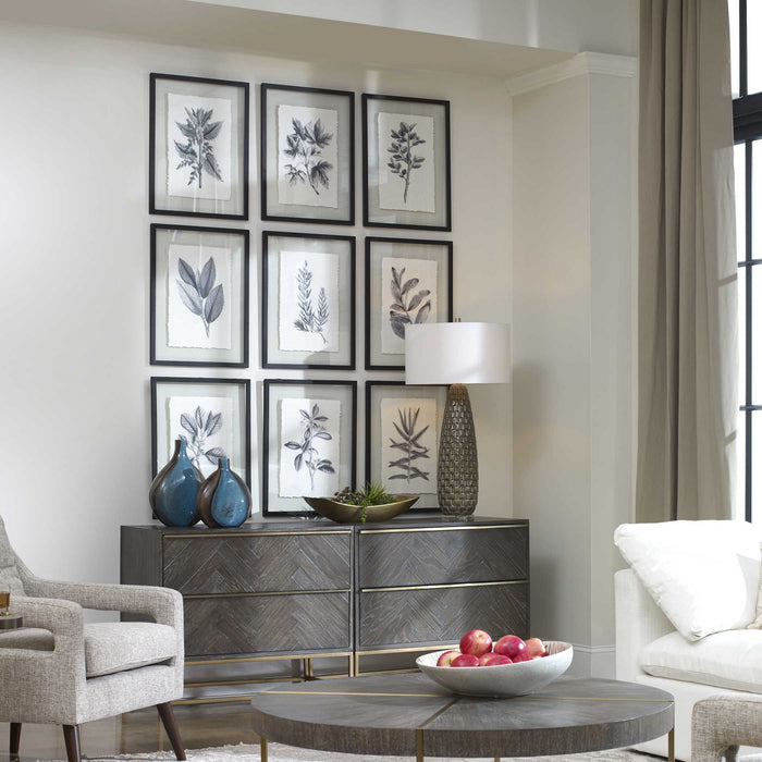 Uttermost 41617 Wall Art, Matte Black