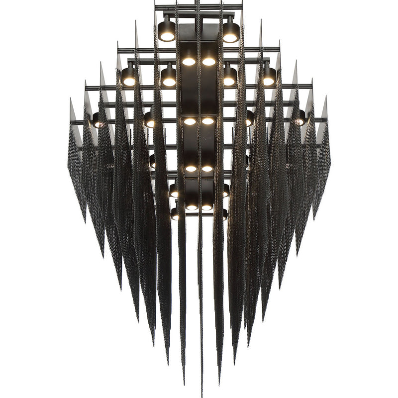Eurofase 37097-023 LED Chandelier, Black