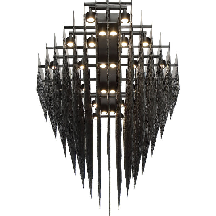 Eurofase 37097-023 LED Chandelier, Black