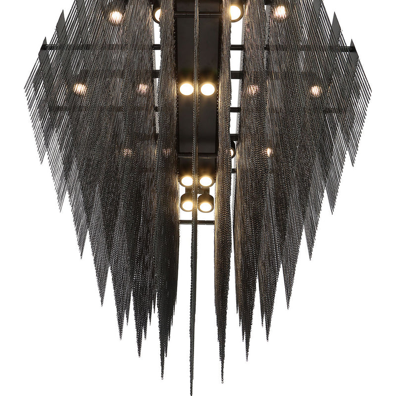 Eurofase 37097-023 LED Chandelier, Black