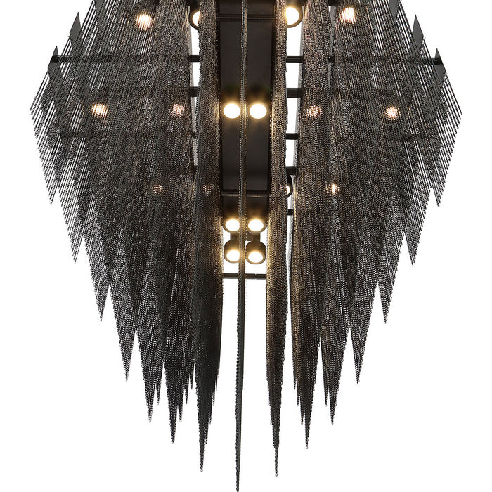 Eurofase 37097-023 LED Chandelier, Black