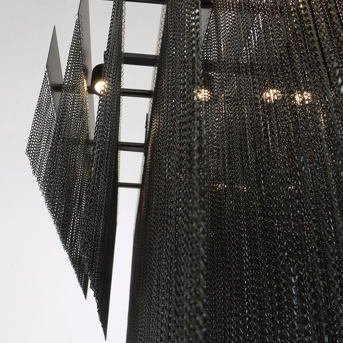 Eurofase 37097-023 LED Chandelier, Black