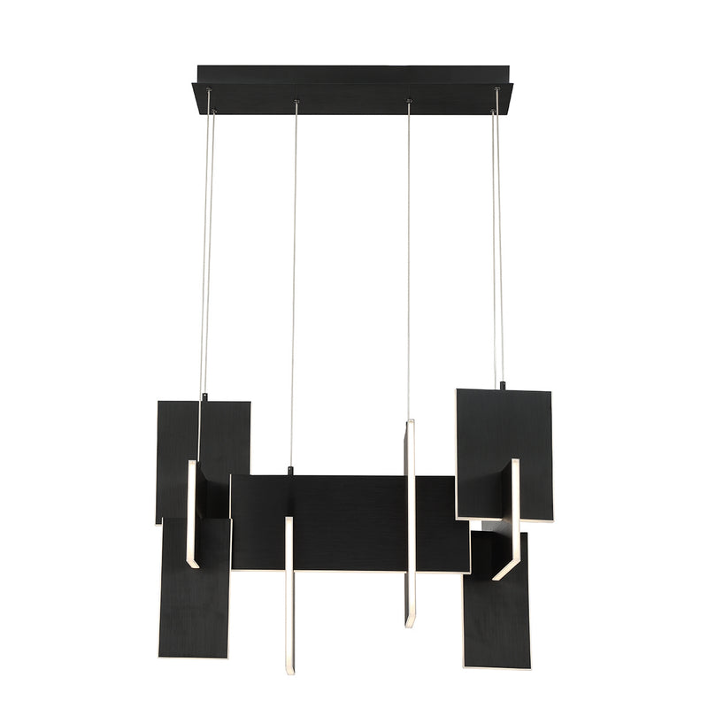 Eurofase 37345-025 LED Chandelier, Black