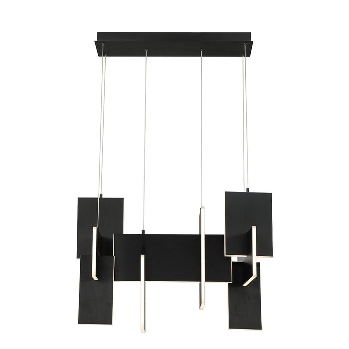 Eurofase 37345-025 LED Chandelier, Black