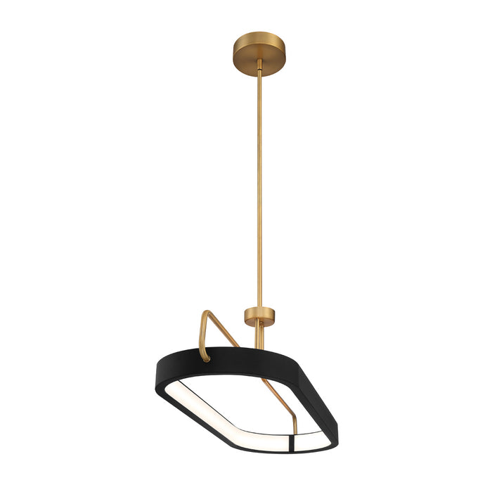 Eurofase 37931-018 LED Pendant, Brass