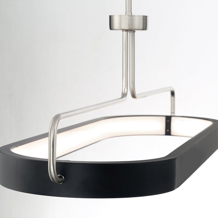 Eurofase 37931-025 LED Pendant, Brushed Nickel