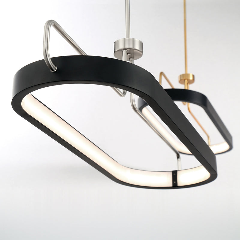 Eurofase 37931-025 LED Pendant, Brushed Nickel