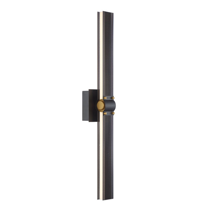Eurofase 38004-018 LED Wall Sconce, Gold-Black
