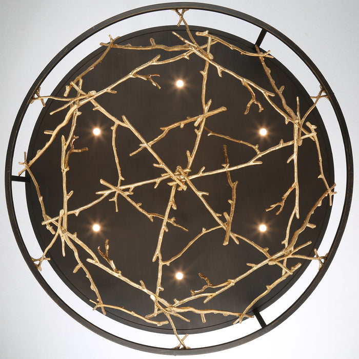 Eurofase 38097-010 LED Chandelier, Gold-Black