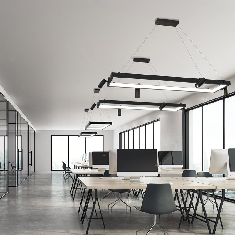 Eurofase 38138-010 LED Pendant, Black