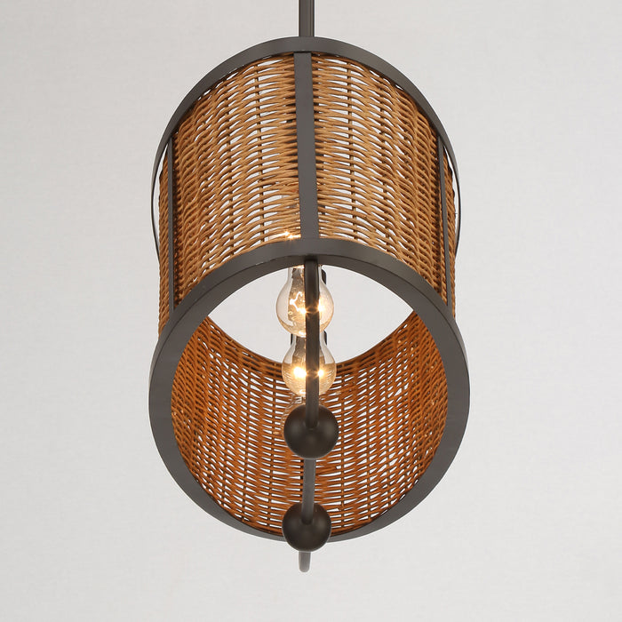Eurofase 38160-011 Four Light Chandelier, Dark Bronze