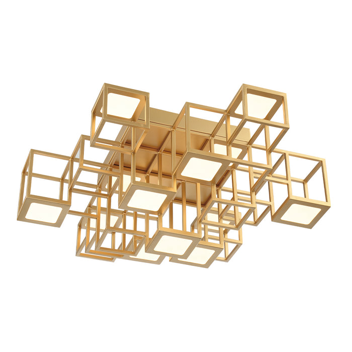 Eurofase 38261-015 LED Flush Mount, Gold