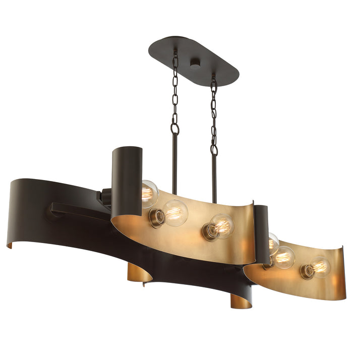 Eurofase 38429-026 12 Light Chandelier, Bronze