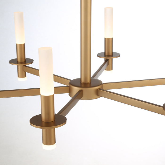 Eurofase 38440-014 LED Chandelier, Gold