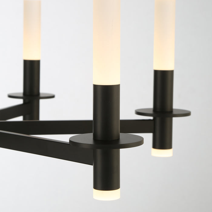 Eurofase 38440-021 LED Chandelier, Black