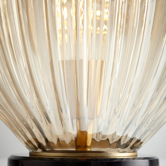 Cyan 10793 One Light Table Lamp, Aged Brass