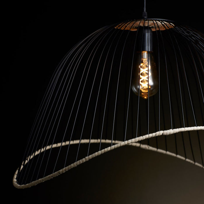 Cyan 10795 One Light Pendant, Matte Black