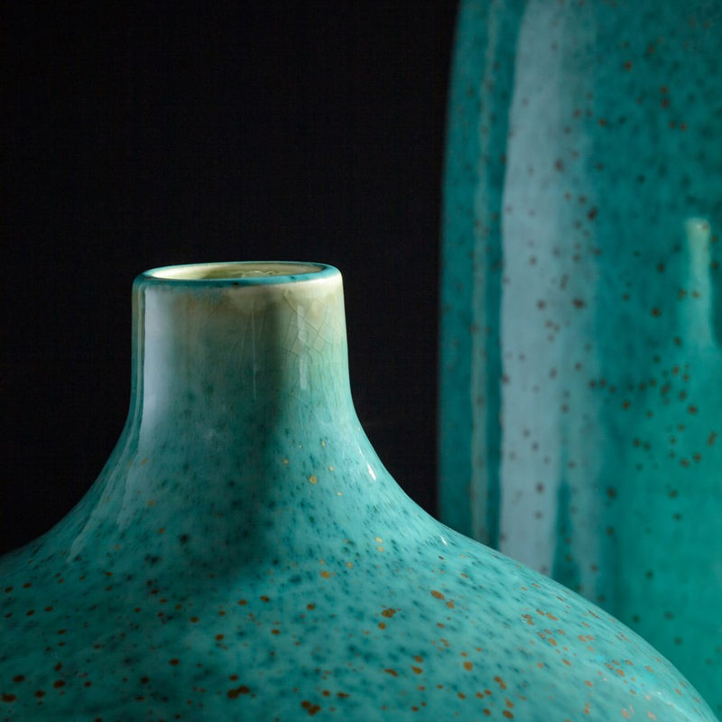 Cyan 10805 Vase, Turquoise Glaze