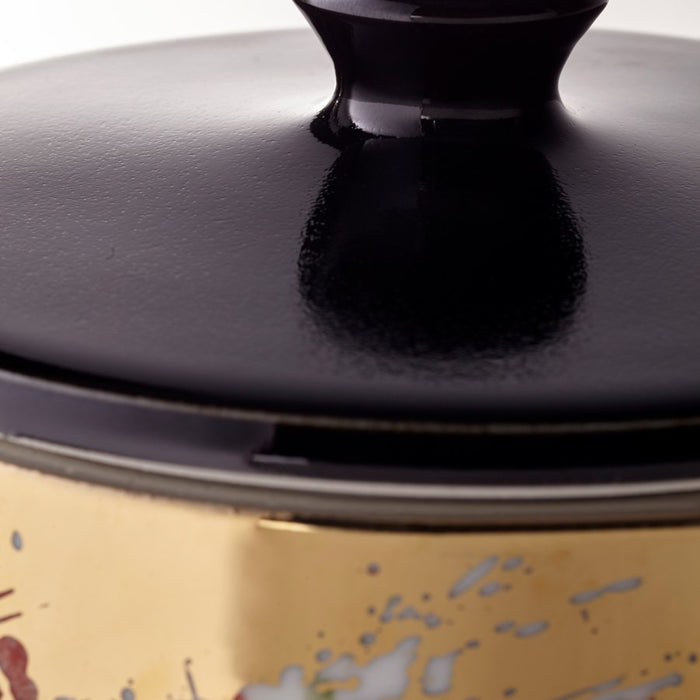 Cyan 10808 Container, Multi-Color Glaze