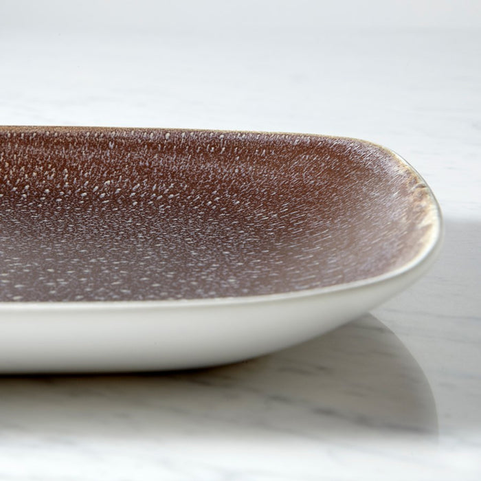 Cyan 10821 Tray, Olive Glaze