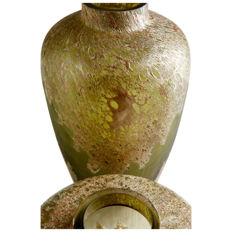 Cyan 10844 Vase, Forest Stone