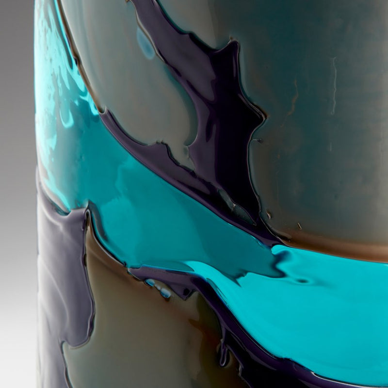 Cyan 10847 Vase, Blue