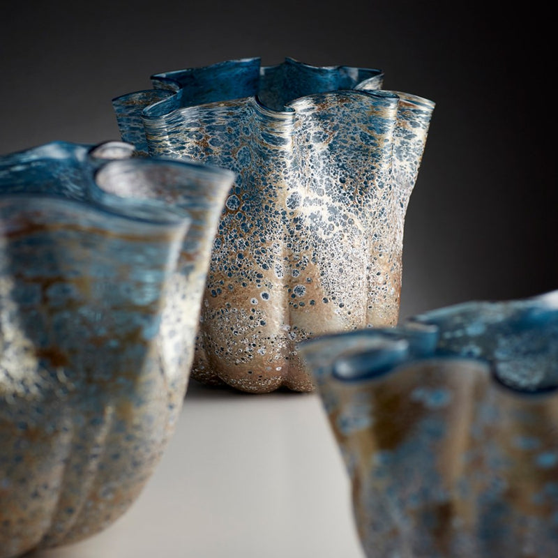 Cyan 10878 Vase, Blue