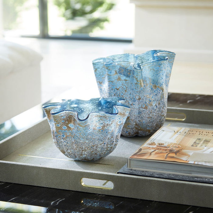 Cyan 10879 Vase, Blue