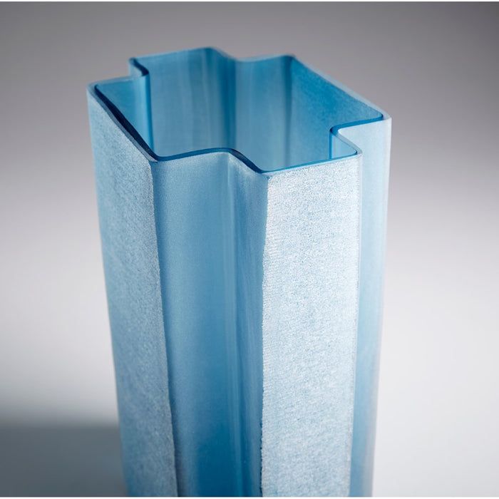 Cyan 10887 Vase, Blue