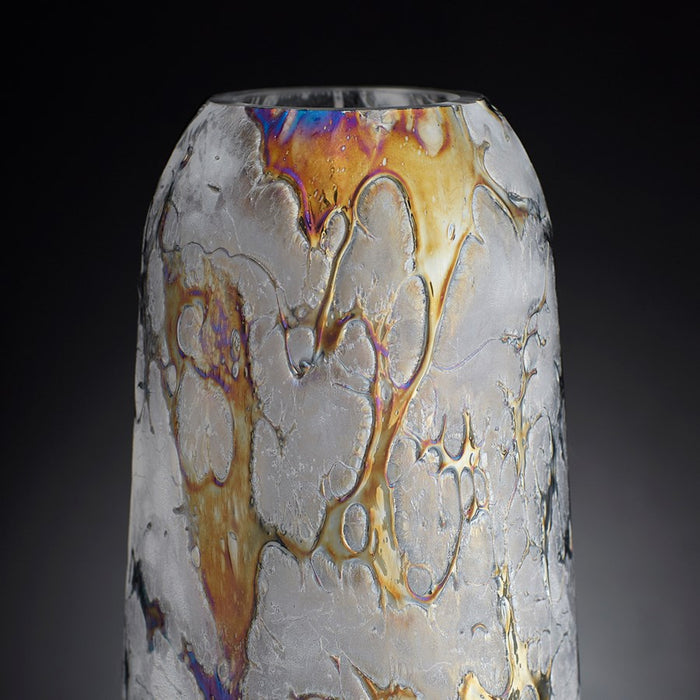 Cyan 10889 Vase, Iridescent