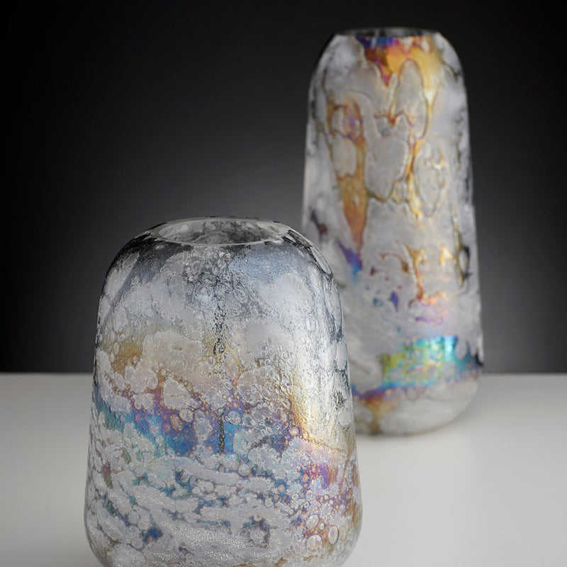 Cyan 10890 Vase, Iridescent