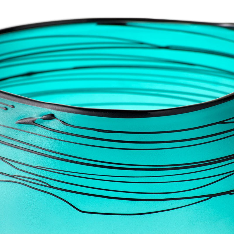 Cyan 10895 Vase, Blue And White