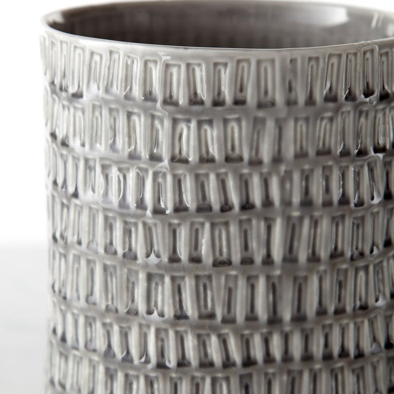 Cyan 10915 Vase, Oyster Silver