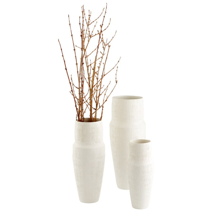 Cyan 10922 Vase, White
