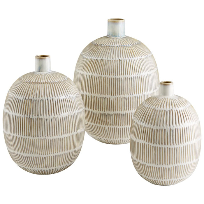 Cyan 10923 Vase, Oyster Blue