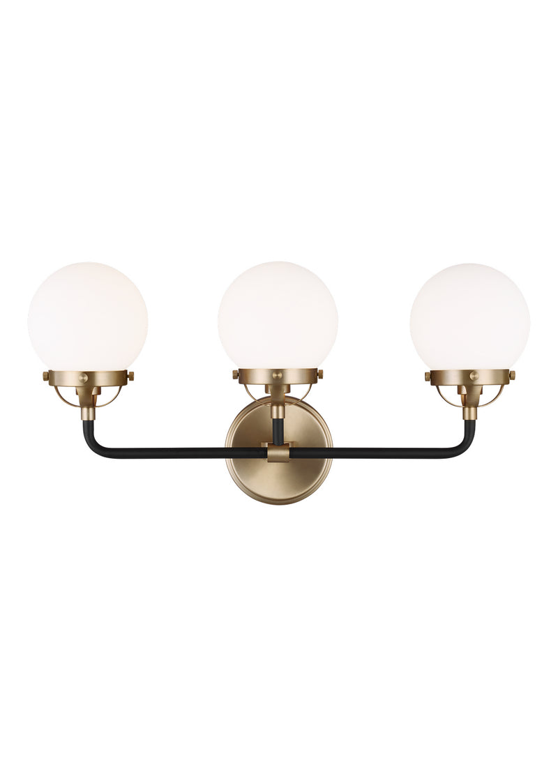 Visual Comfort Studio 4487903EN-848 Three Light Wall / Bath, Satin Brass