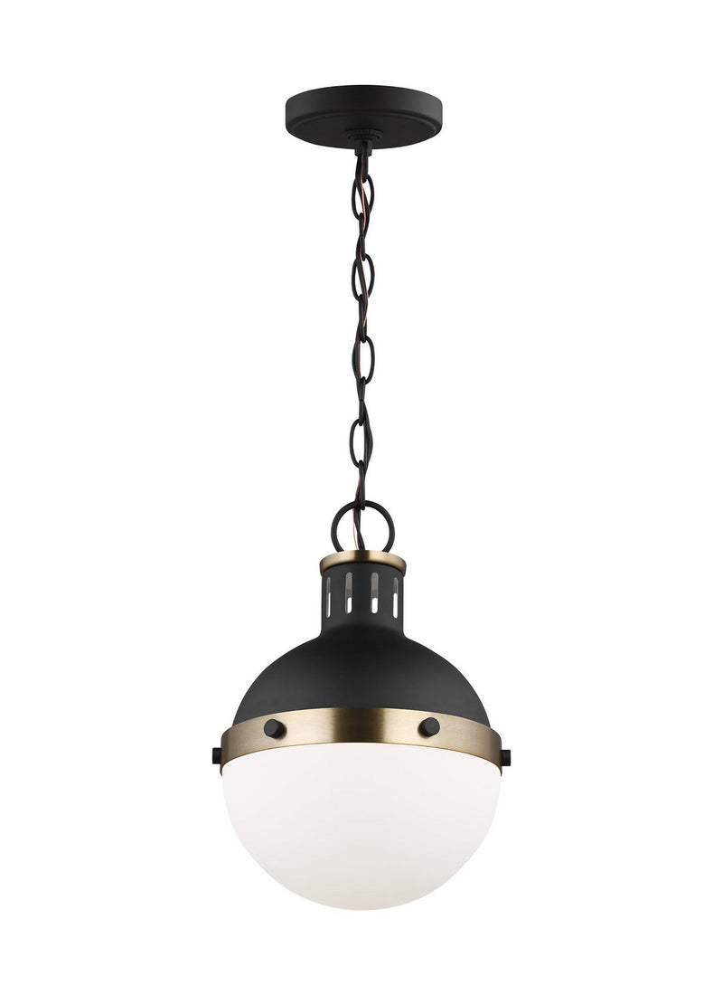 Visual Comfort Studio 6177101-112 One Light Mini Pendant, Midnight Black