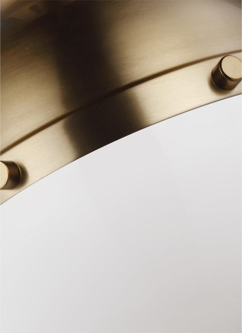Visual Comfort Studio 6177101EN3-848 One Light Mini Pendant, Satin Brass