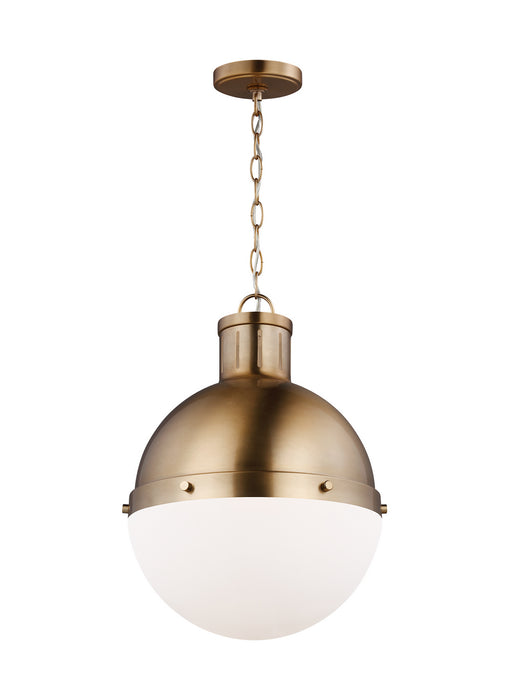 Visual Comfort Studio 6577101EN3-848 One Light Pendant, Satin Brass