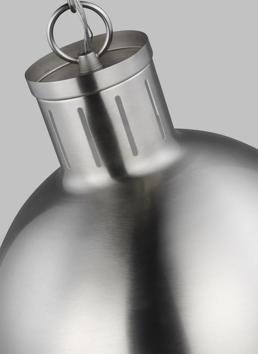 Visual Comfort Studio 6577101EN3-962 One Light Pendant, Brushed Nickel