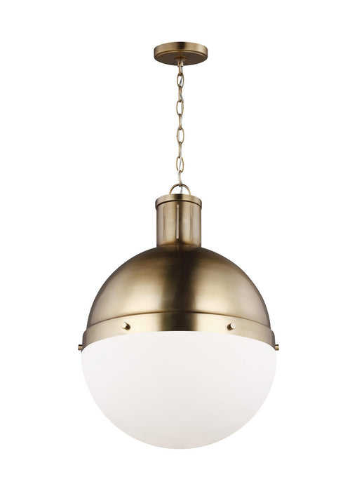 Visual Comfort Studio 6677101-848 One Light Pendant, Satin Brass