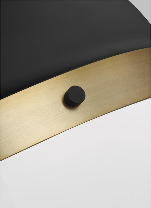 Visual Comfort Studio 6677101EN3-112 One Light Pendant, Midnight Black