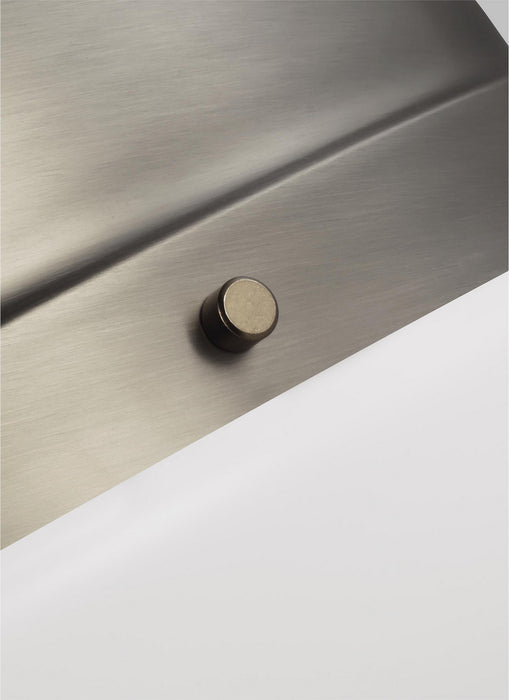 Visual Comfort Studio 6677101EN3-965 One Light Pendant, Antique Brushed Nickel