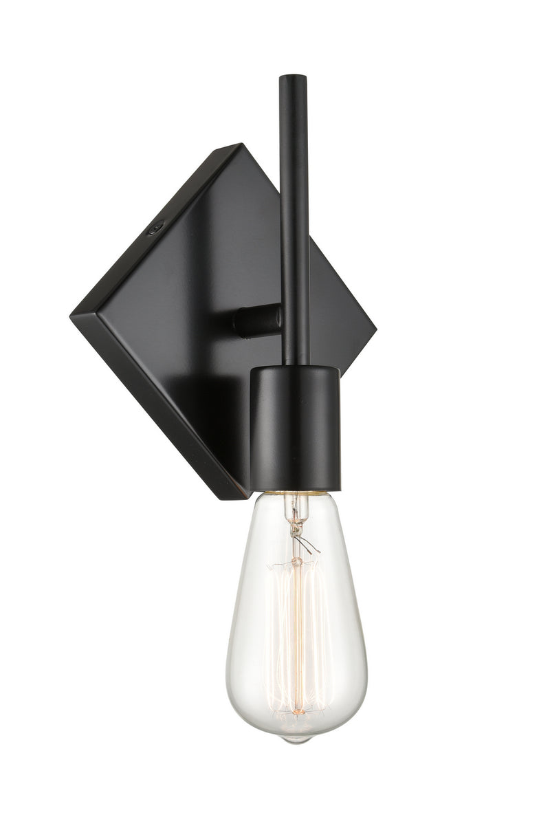 Innovations 425-1W-BK-LED LED Wall Sconce, Matte Black